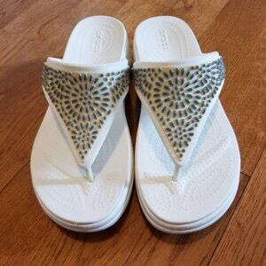 Crocs heeled flipflop